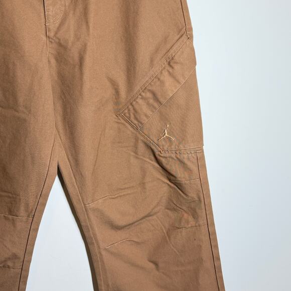 NWT Jordan Nike Cotton Women Utility Cargo High-rise Pants Archaeo Brown Size L - Picture 8 of 14